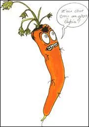 L'Intrépide : 'Ouf ! Le lapin ne m'a pas vue ! '