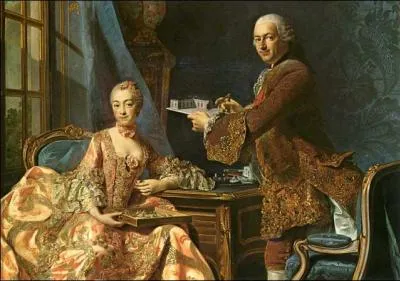 Complétez le titre de cette toile d'Alexandre Roslin : " Madame de Pompadour et son frère le ...."