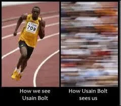 Quelle était la vitesse moyenne du coureur Usain Bolt pendant son record du monde du 100 m ?