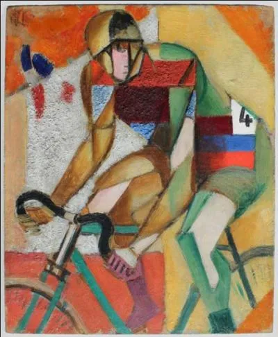 Qui a peint Le coureur cycliste ?