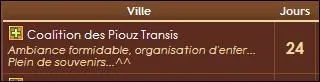 Si votre me indique Jour 24 pour une ville, combien de points d'me avez-vous gagn ?