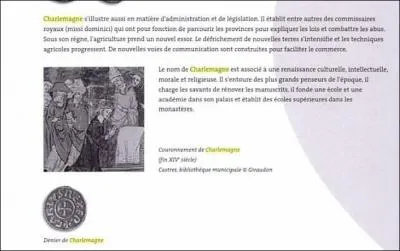 Charlemagne ne s'intressait qu' la guerre...