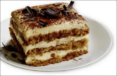 Quel alcool entre dans la composition de ce g&acirc;teau &agrave; base de mascarpone ?