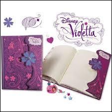 On peut acheter un journal intime Violetta dans la boutique.