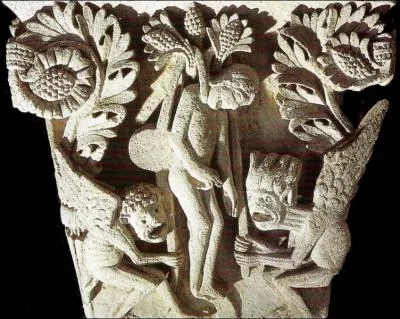 Où pouvez-vous admirer cette sculpture : "la pendaison de Judas", un des chefs-d'oeuvre du sacré.(cathédrale Saint-Lazare)