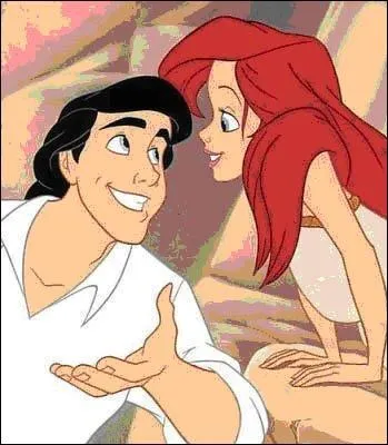 Quel est le bel homme qui parle à Ariel ?