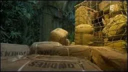 Dans cette cellule, il y a un grand filet contenant des ballots et au fond, il y a un coffret. Il doit lire un message et d'après ce message retrouver le ballot avec le nom de la ville et l'ouvrir. Comment cette épreuve se nomme-t-elle ?