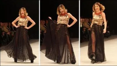 Pour qui Martina Stoessel a-t-elle fait un défilé ?