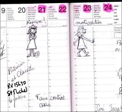 Et en ce moment précis, ne seriez-vous pas « entre la poire et le fromage », c'est-à-dire :