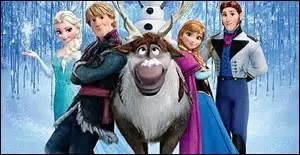 Que construit Elsa quand on entend la chanson " Libérée, délivrée" ?