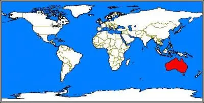Quel est le pays représenté en rouge sur la carte ?