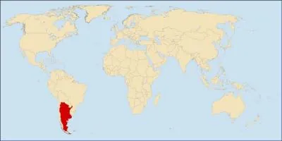 Quel est le pays représenté en rouge sur la carte ?