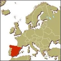 Quel est le pays représenté en rouge sur la carte ?