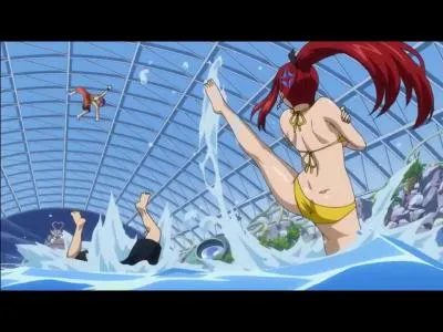 Dans l'arc Grands Jeux Magiques, elle essaye d'embrasser...