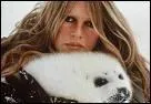 Brigitte Bardot et Greenpeace s'opposent au massacre des bébés phoques dans le golfe du Saint-Laurent. C'était en ...