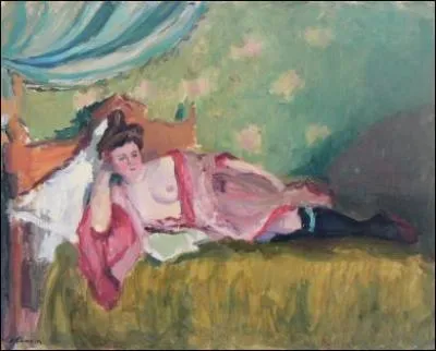 Qui a peint Le repos du modèle ?