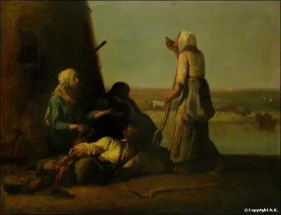 Qui a peint Le repos des faneurs ?