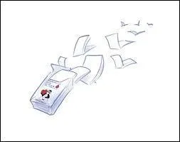 La dame à perdu son "mouscadou" sur le trottoir. À votre avis qu'a-t-elle perdu ?