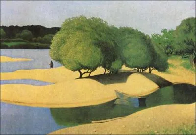 Qui a peint "Les bancs de sable sur la Loire" ?