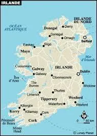 Quelle île possède cette forme ? Indice : il(elle) se situe près de l'Angleterre.