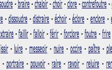 Quiz Conjugaison