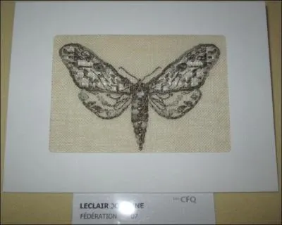 Au Congrès provincial 2014, cette Fédération a gagné le 1er prix pour sa carte brodée en Schwalm par une dame du Cercle de Fermières Saint-Simon.