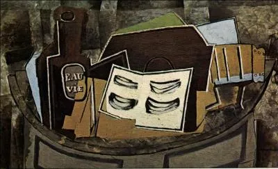 Qui a peint La bouteille d'eau de vie ?