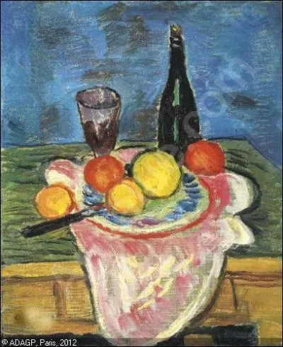 Qui a peint Nature morte à la bouteille ?