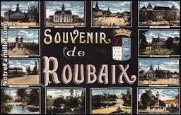 Je vous envoie une carte postale de Roubaix. Je me trouvais dans le département n° ...