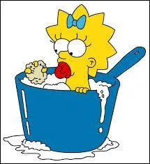 Si l'on devait parler de la taille de Maggie Simpson, sans hésiter on dirait qu'elle est :