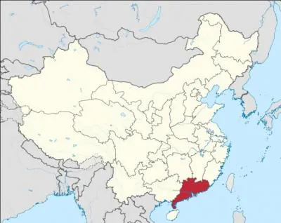 Quelle est la capitale de la province de Guangdong ?