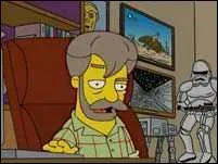 "Boire et déboires" - Dans cet épisode on retrouve _____ (clone de George Lucas) présentant son dernier film "Comic Wars". On retrouve également le ranch Cosmic Wars, allusion au Skywalker Ranch.