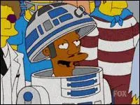 "Simpson Horror show XVI" - Apu est-il déguisé en R2-D2 ?