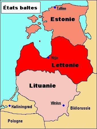 Pays baltes - Trois pays qui ont presque le même nom, des capitales impossibles à mettre en ordre... Comment s'y retrouver ?