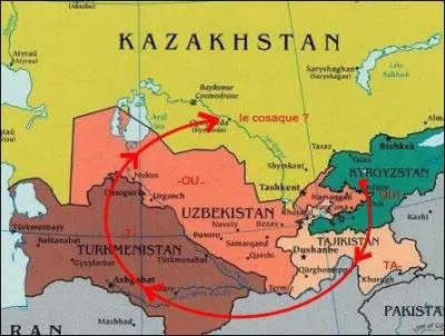 Asie centrale - Un petit casse-tête, là aussi ! Y aurait-il moyen d'y voir plus clair ?