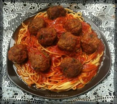 A quel film vous font penser ces spaghettis et ces boulettes ?