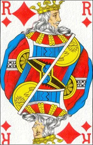 Toutes les cartes ont un prénom : Quel est celui du roi de carreau ?