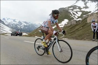 Quel Français termine à la seconde place du podium juste derrière Vincenzo Nibali ?