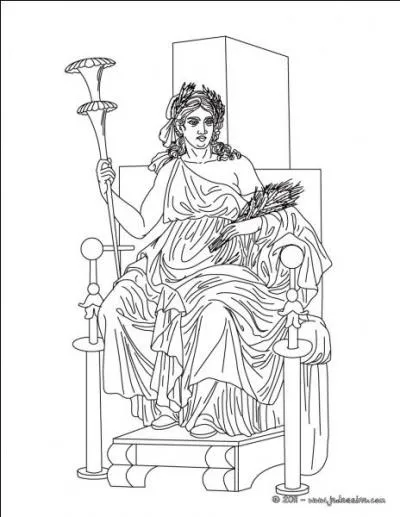 Qui est la mère de la femme d'Hadès (Elle représente donc la mère) ?