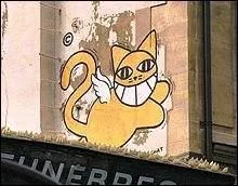 « M. CHAT » est une création graphique de l'artiste franco-suisse, il apparaît dans le 18e arrondissement de Paris. Mais par qui ce beau graphique a-t-il été créé ?