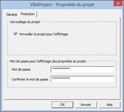 Comment protéger son code VBA ?
