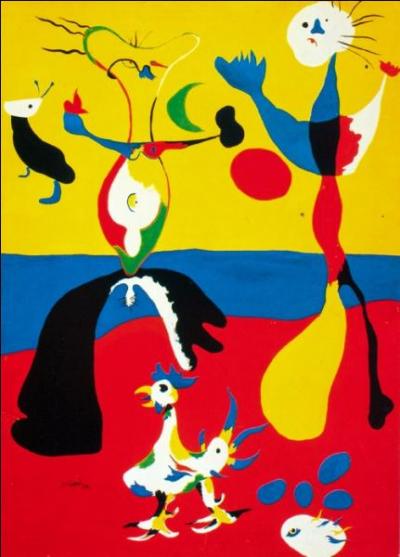 Est-ce Joan Miro qui a peint Le fermier et son épouse ?