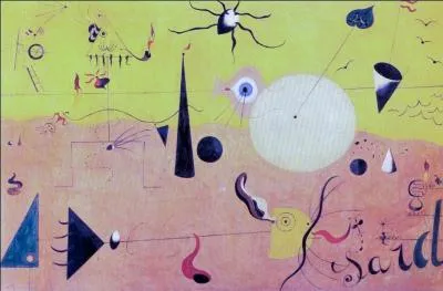 Est-ce Miro qui peint Paysage catalan ?