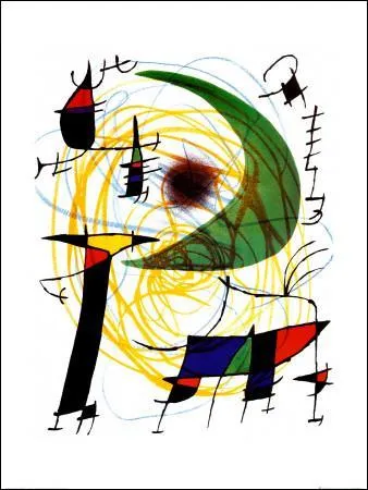 Est-ce Juan Miro qui a peint Lune verte ?
