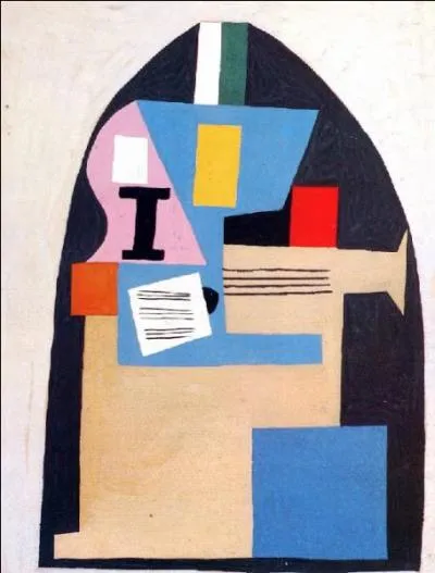 Est-ce Miro qui a peint Guitare ?