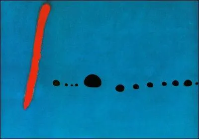 Est-ce Miro qui a peint Bleu ?