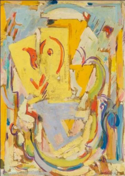 Est-ce Miro qui a peint Arabesques ?