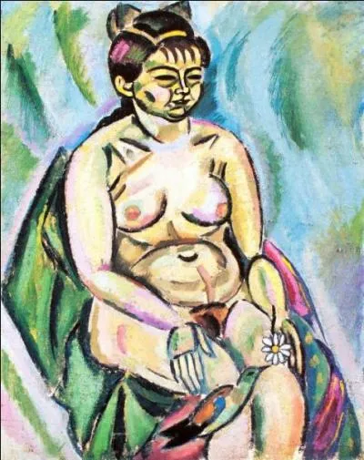 Est-ce Miro qui a peint Nu assis tenant une fleur ?