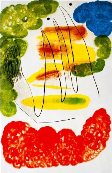 Est-ce Miro qui a peint Paysage méditerranéen ?