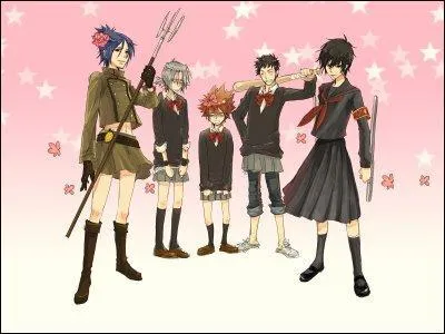 Lequel parmi eux est dégoûté d'être déguisé en fille ?